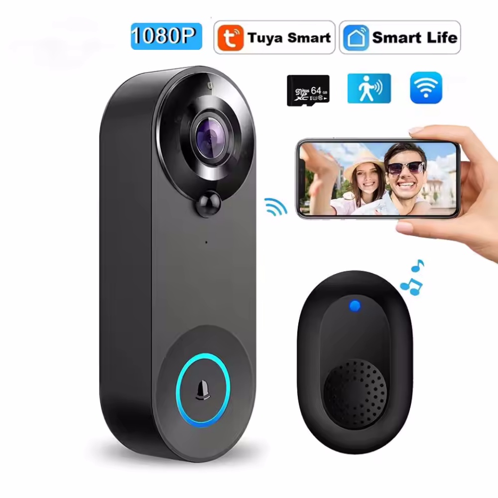 Home Security Honeywell - Tuya 1080P Wireless WIFI Doorbell Video