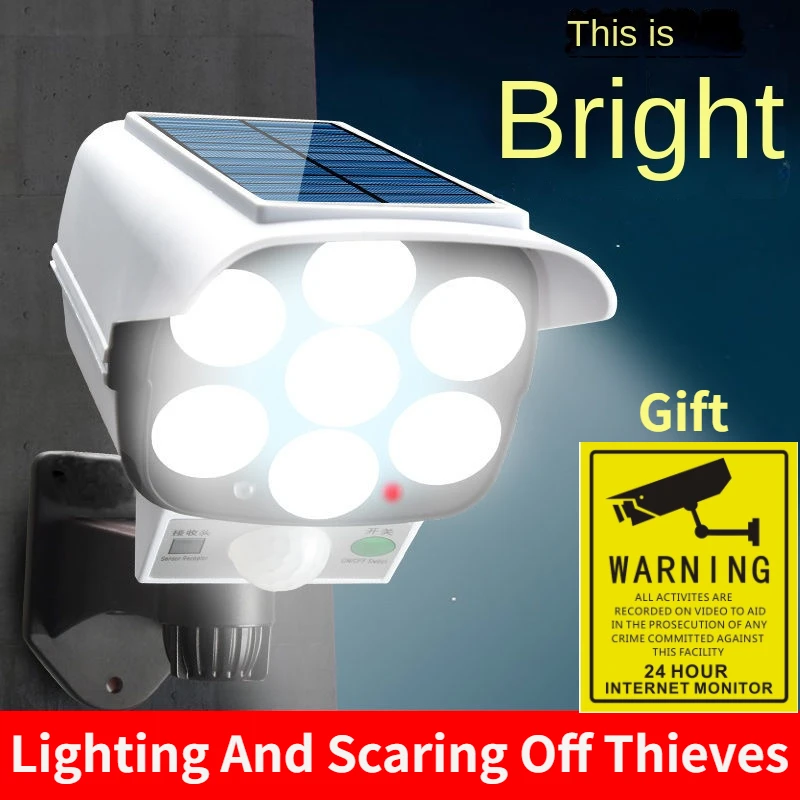 Home Security Tech - Outdoor Solar Light Motion Sensor Security
