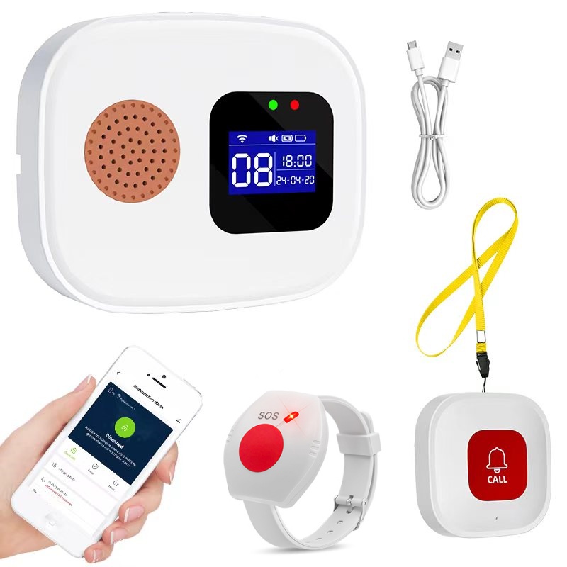 Home Security Alexa - Emergency Call Button for Seniors, Tuya
