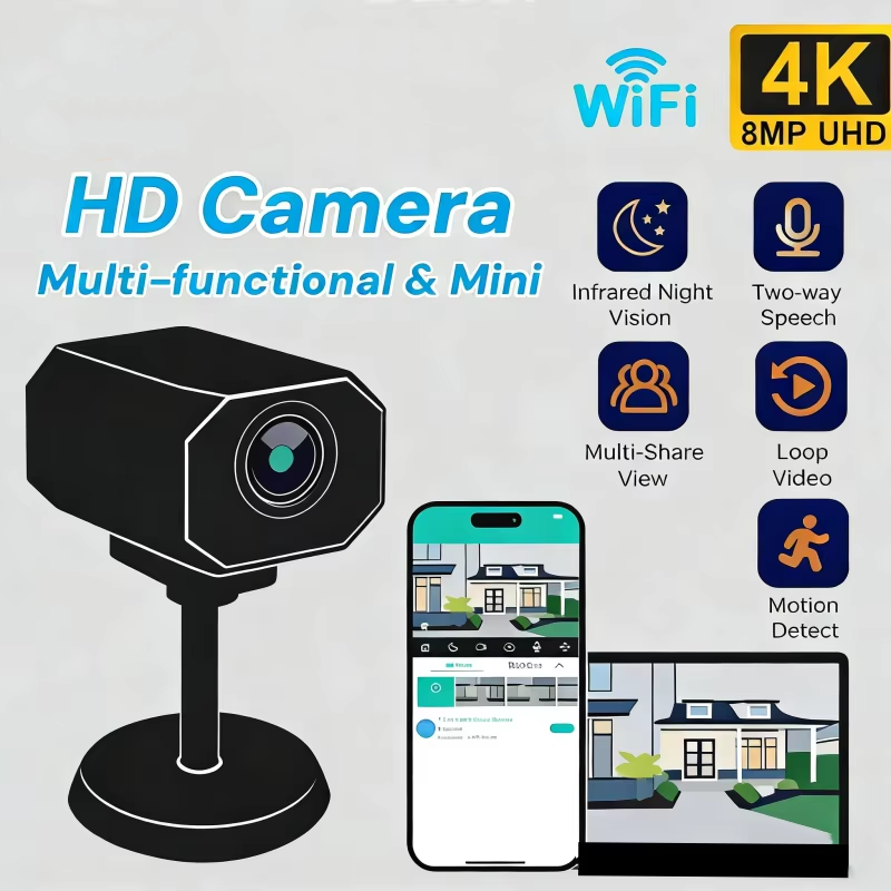 Home Security Honeywell - 4K HD WiFi Security Camera for