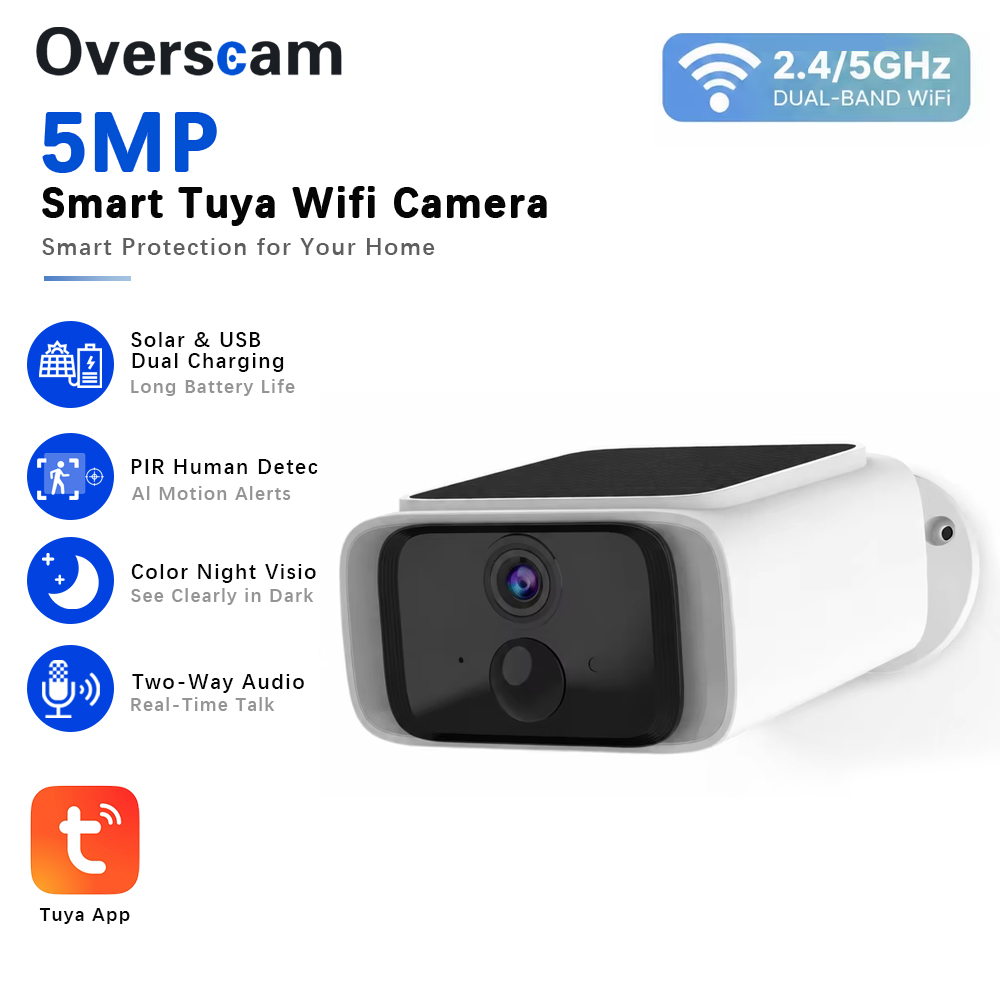Home Security Honeywell - Tuya 5MP Solar Security Camera Wireless