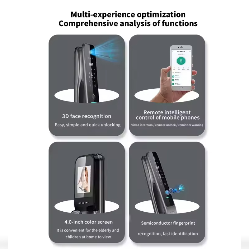 HX5 Smart Door Lock 3D Face Re - đánh giá và giá Home Security Doors