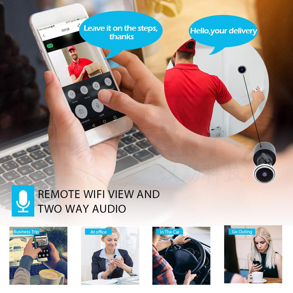 5MP Door Eye IP POE Camera Min - đánh giá và giá Home Security Tech