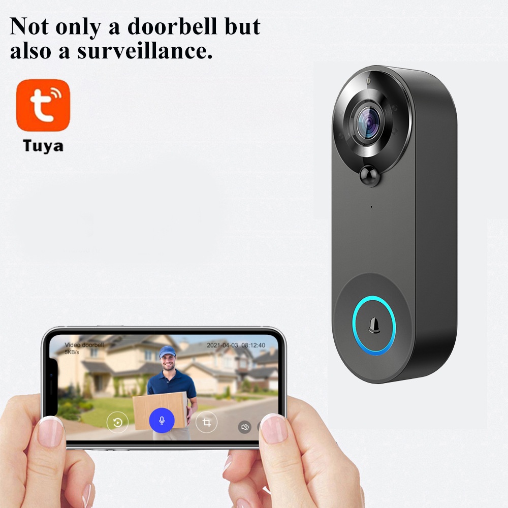 Tuya 1080P Wireless WIFI Doorb - đánh giá và giá Home Security Honeywell