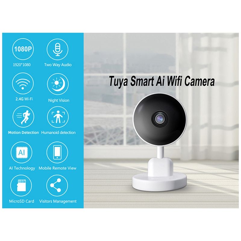 Essential Indoor Wifi Tuya Cam - đánh giá và giá Home Security And Cctv