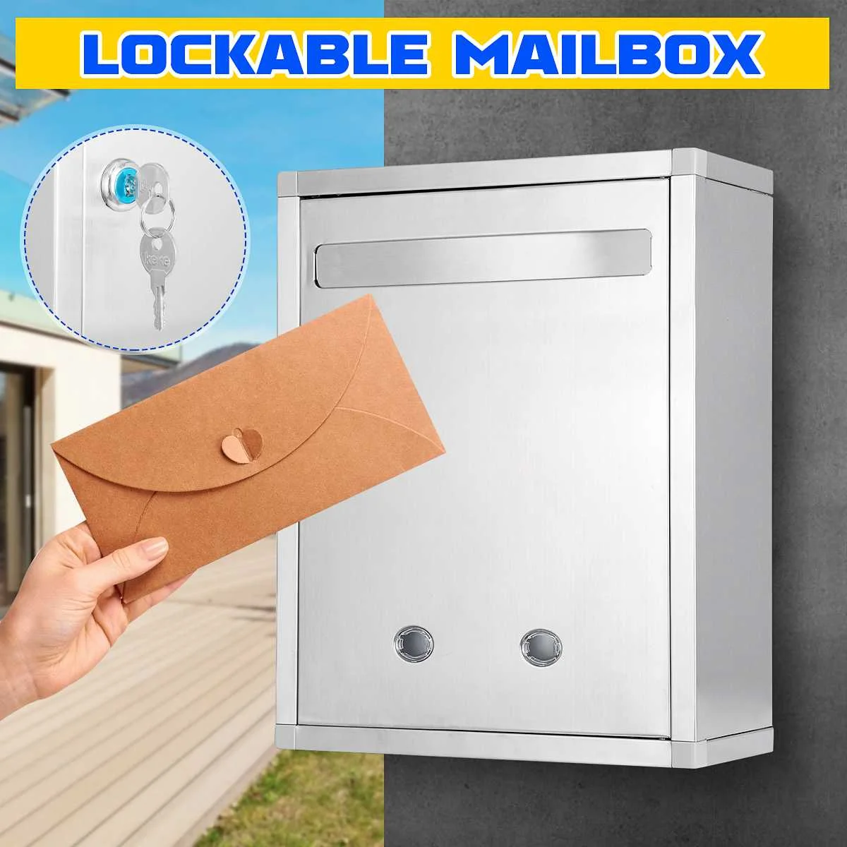 Waterproof Vintage Mailbox Sta - đánh giá và giá Home Security Letters