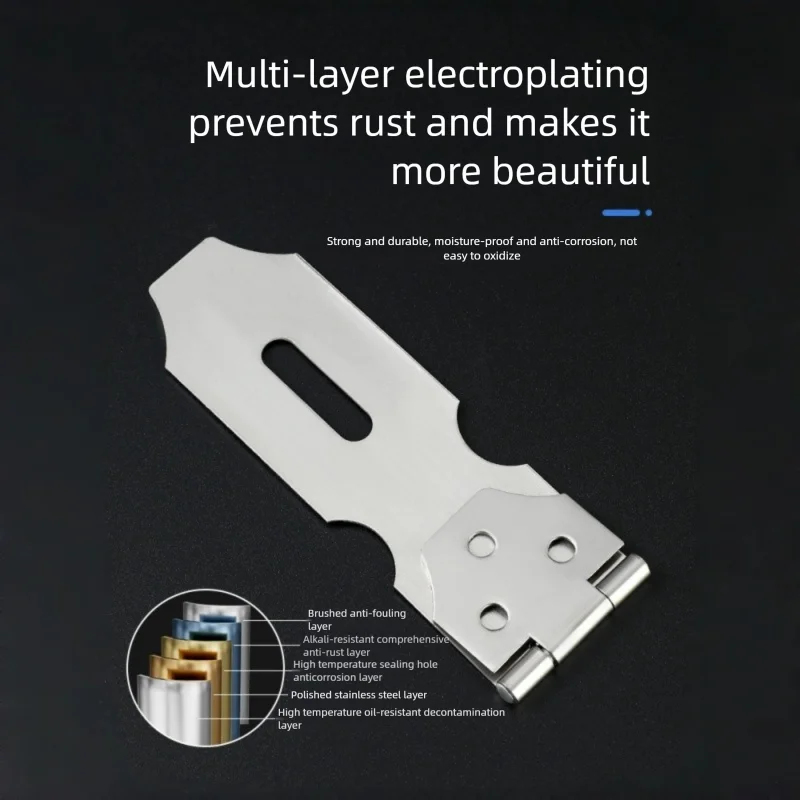 Stainless Steel Padlock Hasp 9 - đánh giá và giá Home Security Tapo