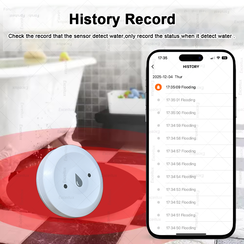 Zigbee Water Detector Leakage  - đánh giá và giá Home Security Alexa