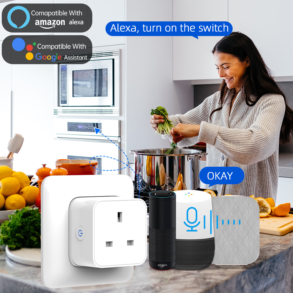Tuya Smart Socket 16A/20A WiFi - đánh giá và giá Home Security Alexa