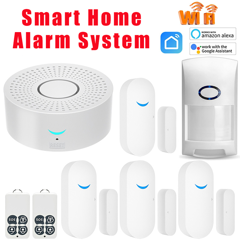 433MHz Smart Home Tuya WiFi Do - đánh giá và giá Home Security Alexa