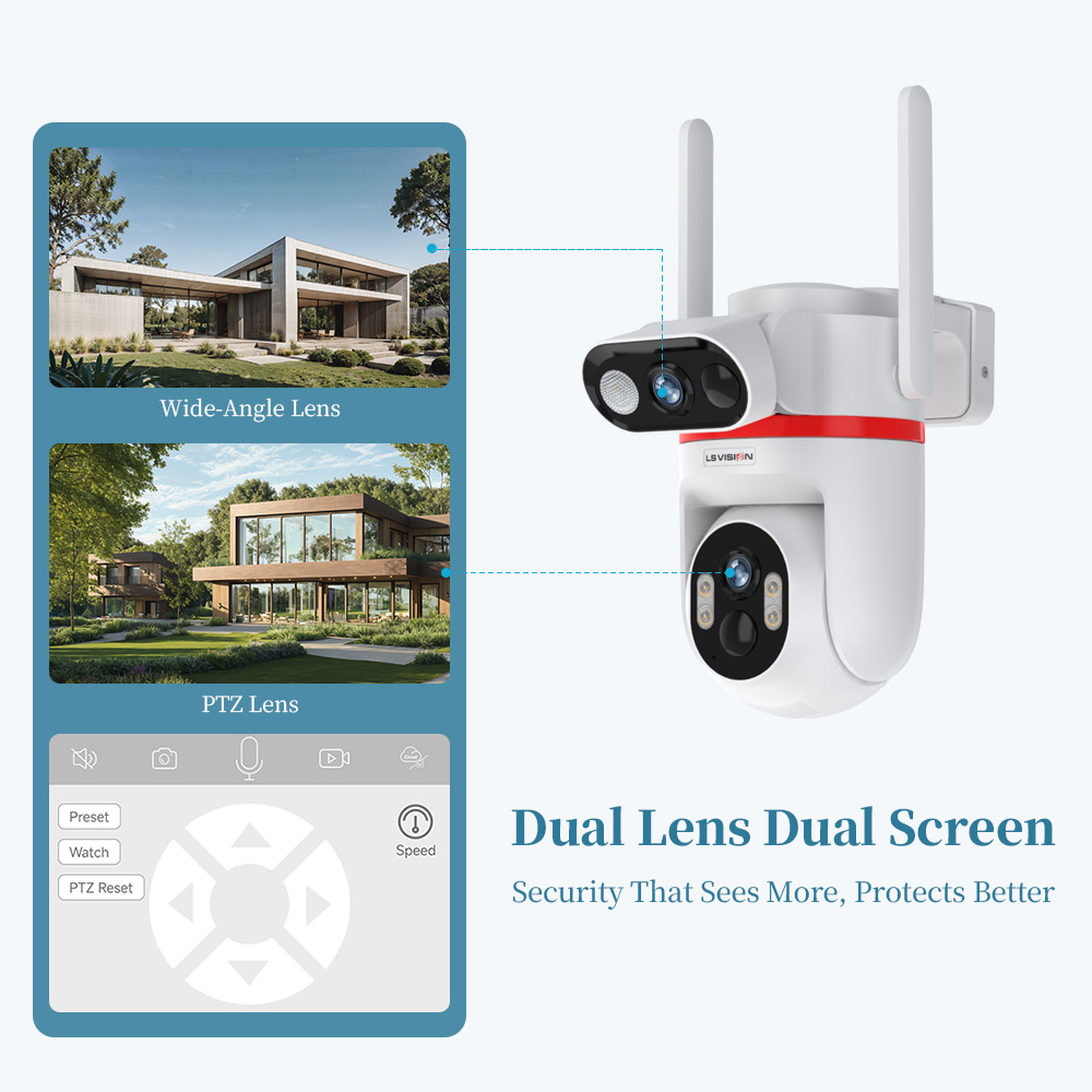 LS VISION Solar Security Camer - đánh giá và giá Home Zone Security Camera