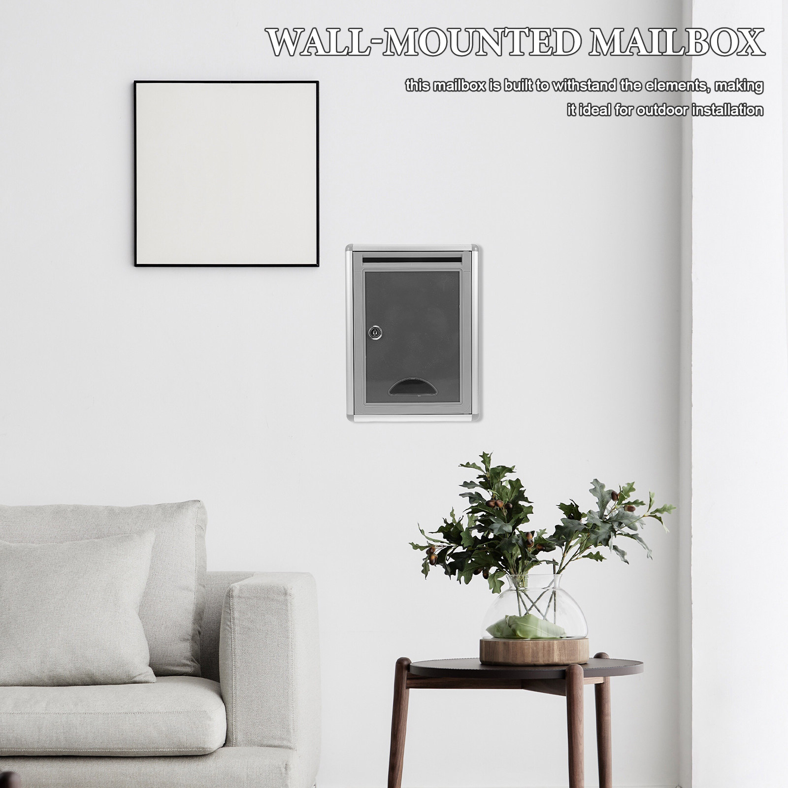 1Set Wall Mounted Letter Box w - đánh giá và giá Home Security Letters
