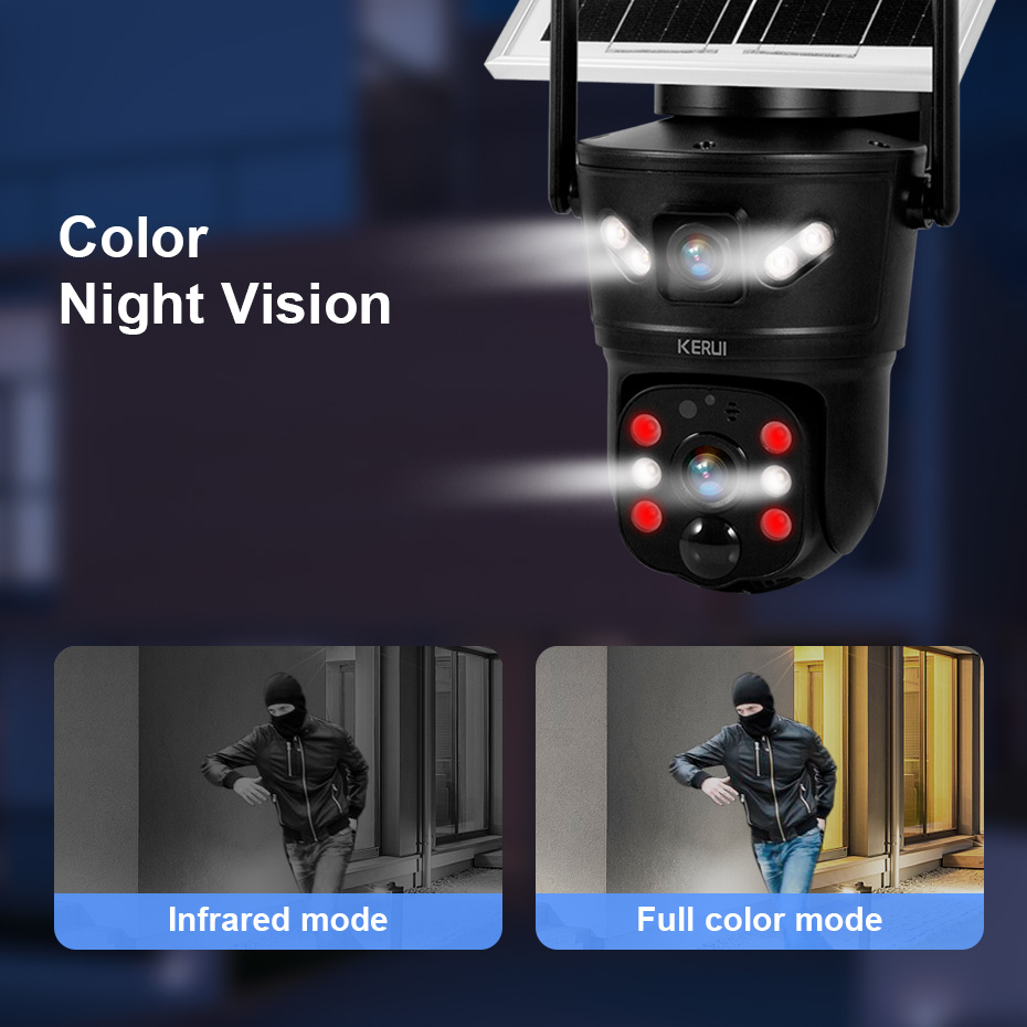 KERUI Outdoor 6MP Solar Camera - đánh giá và giá Home Security And Cctv
