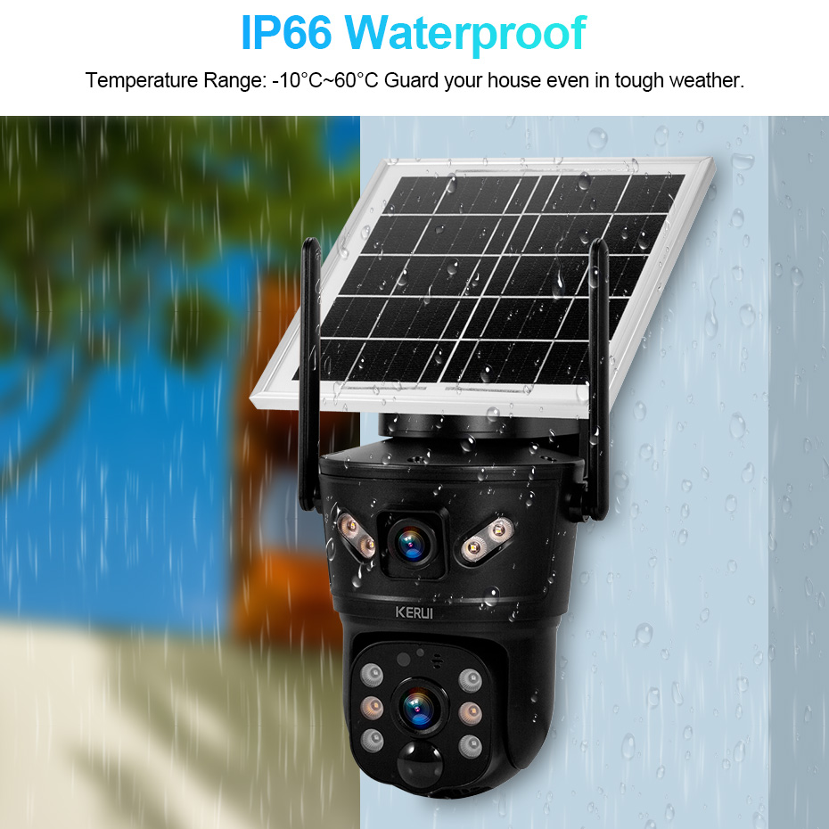 KERUI Outdoor 6MP Solar Camera - đánh giá và giá Home Security And Cctv
