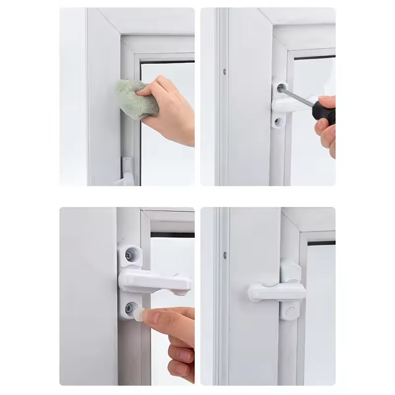 Window Door Sash Lock Plastic  - đánh giá và giá Home Security Tapo