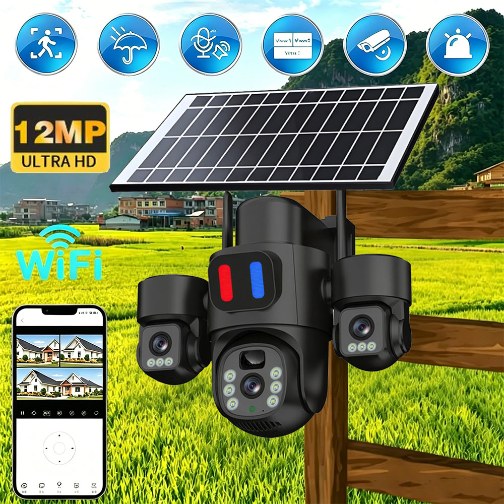 Solar WiFi PTZ Camera Outdoor  - đánh giá và giá Home Security And Cctv