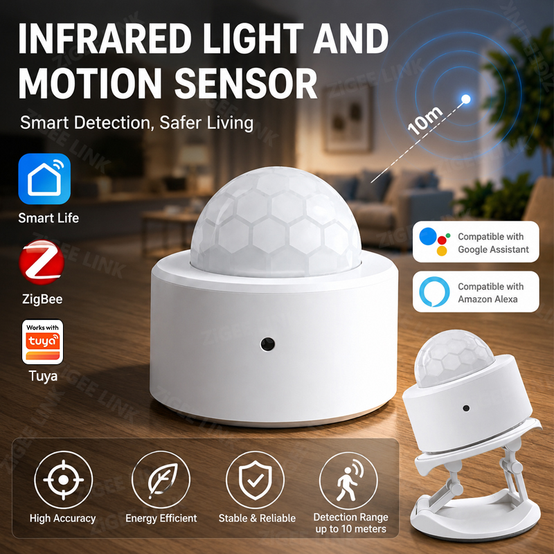 ZigBee 3.0 PIR Motion Sensor W - đánh giá và giá Home Security Alexa