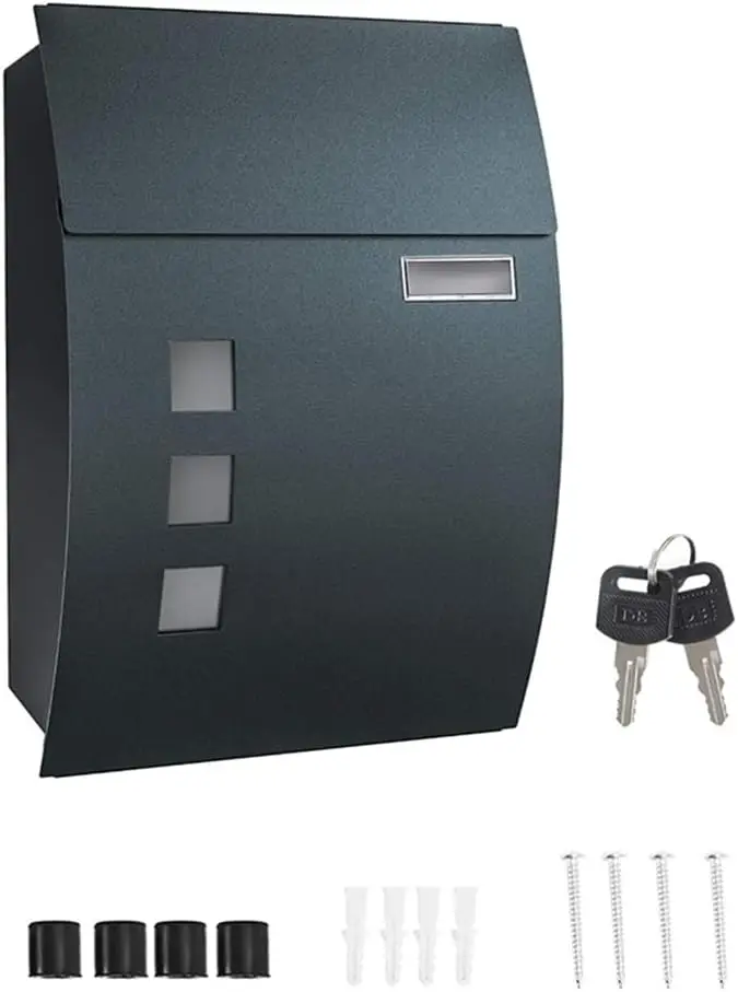 Wall Mounted Post Box Waterpro - đánh giá và giá Home Security Letters